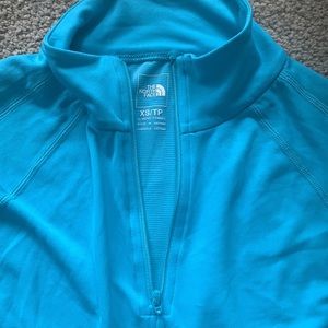 Blue North Face Quarter Zip